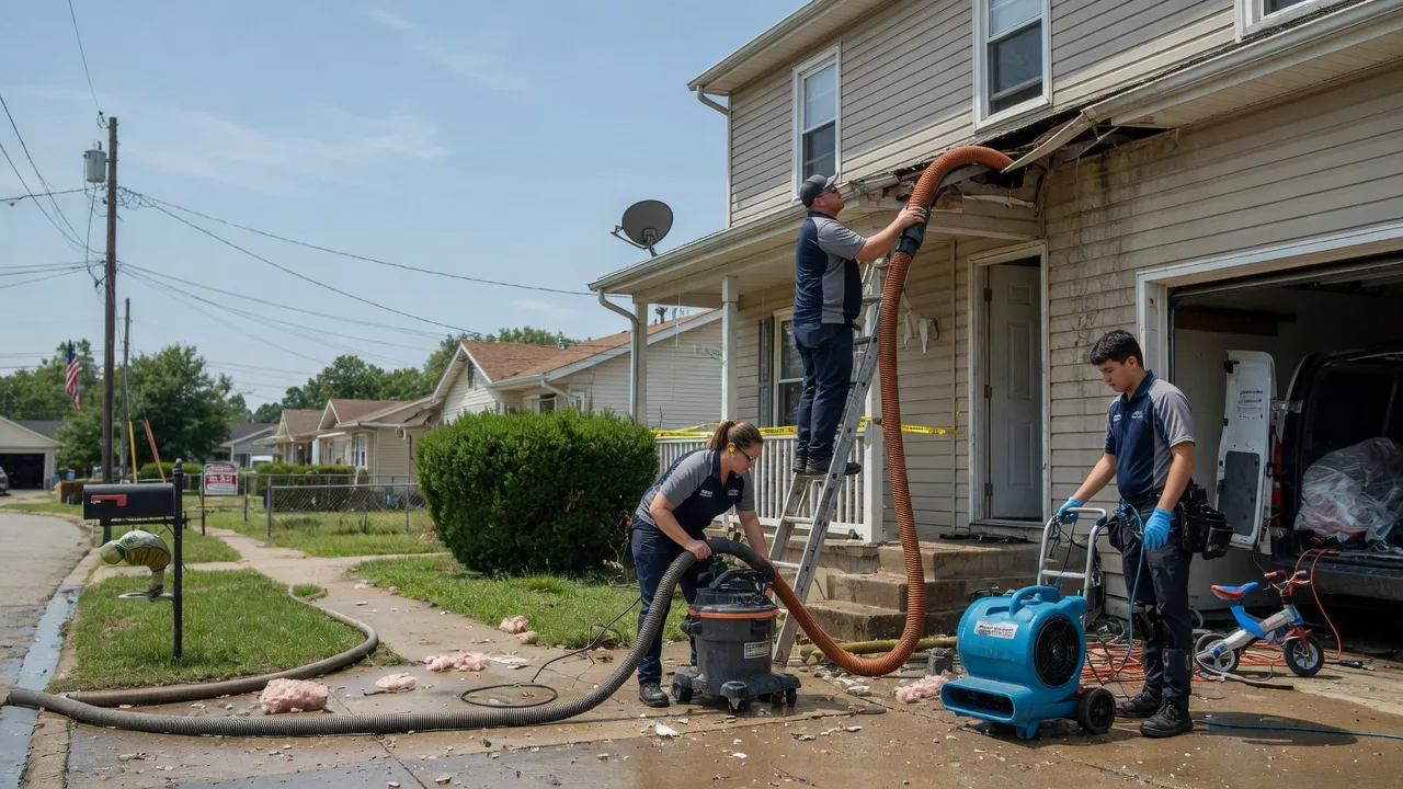 Water Damage Restoration in New Hudson, MI near me